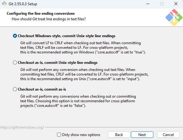 Windows Git Installer Screenshot