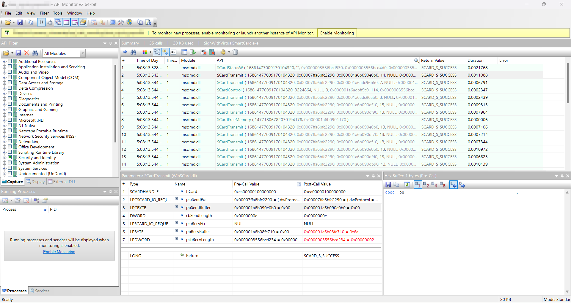 API recording demo